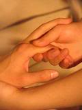 Feel great after a reflexology hand massage 